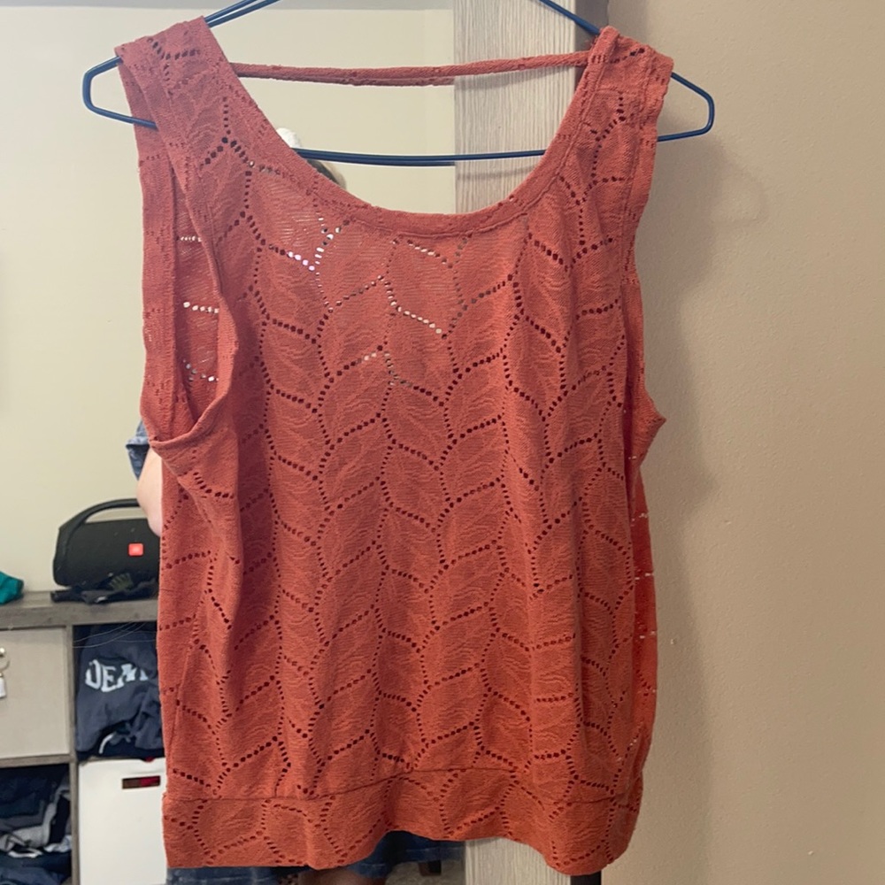Forever 21 summer orange top